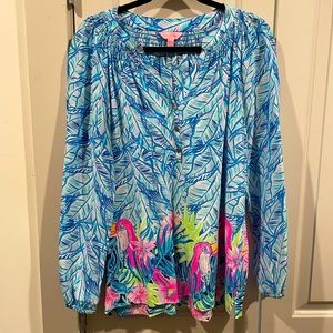 Lilly Pulitzer Elsa Top size L